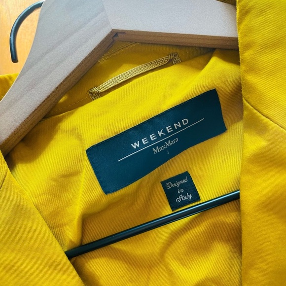 Weekend MaxMara Yellow Blazer Jacket - Picture 10 of 13